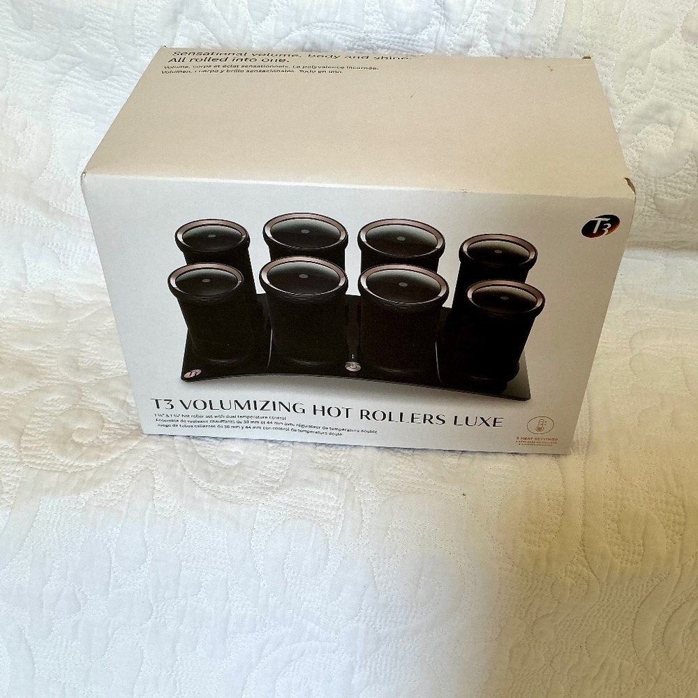 T3 volumizing, hot rollers, Luxe-